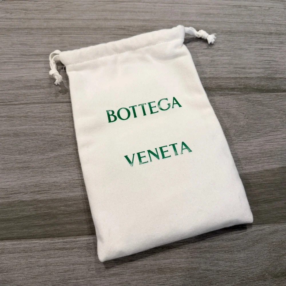 Bottega Veneta Navy Blue Abyss Intrecciato Calfskin Leather Flap Wallet